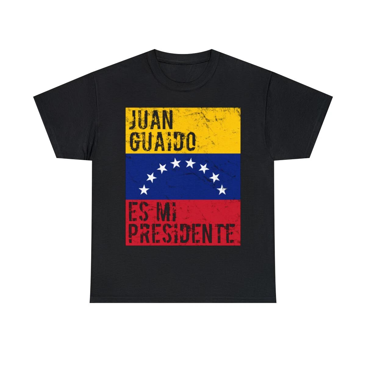 Juan Guaido Es Mi Presidente Venezuela Graphic Tee Shirt, S-5XL M