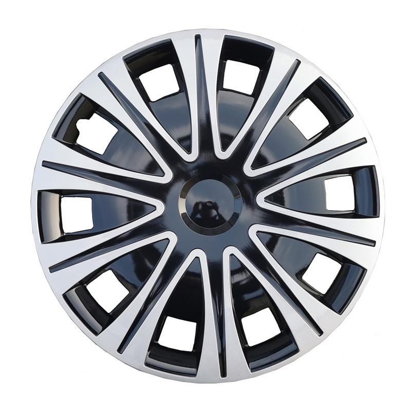 Car Wheel Hub Cover with Iron Steel Ring and Plastic Decorative Cover In Various Sizes 12-17 Inches.