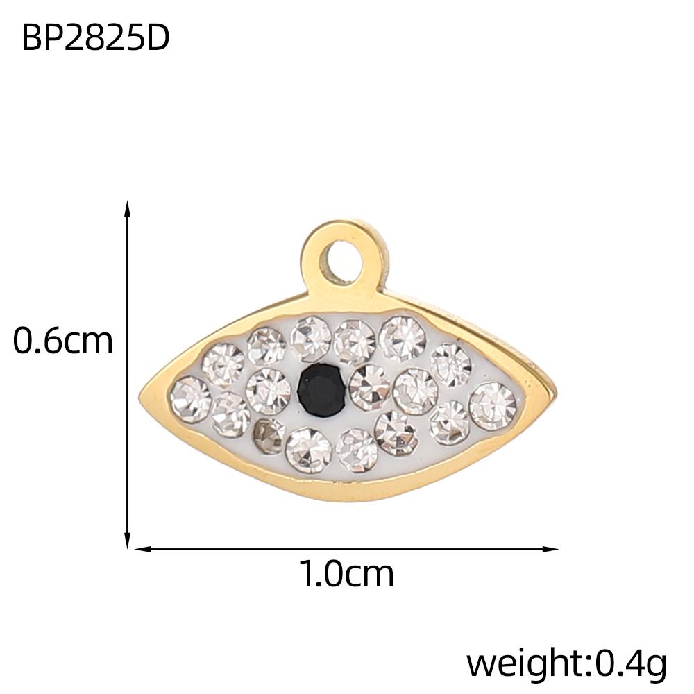 CARLIDANA New Gold Plated Charm Stainless Steel DIY Jewelry Pendant Multicolor Zircon Heart Butterfly Sun Flower Bowknot