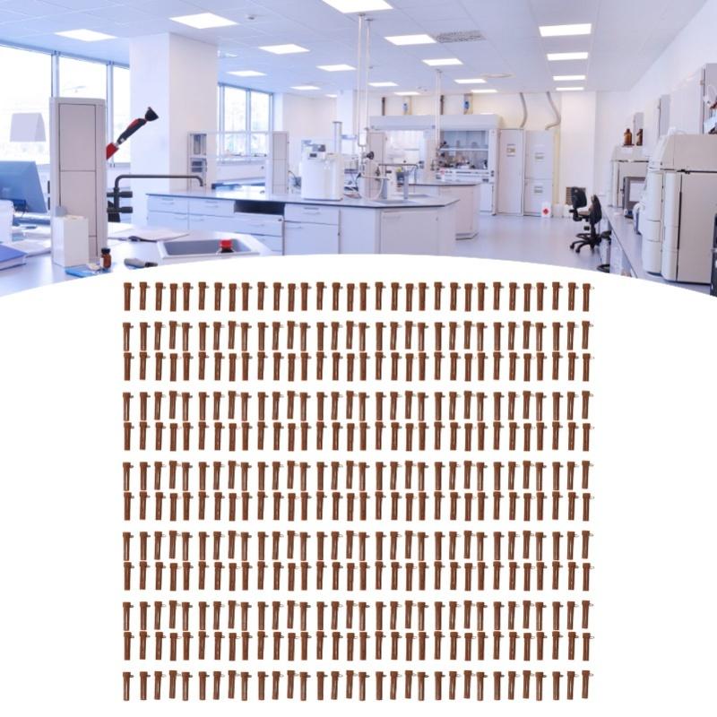 500pcs Microcentrifuge Tube Professional Clear Polypropylene 1.5ml Centrifuge Tube With Snap Cover For Laboratory Supplies Flat