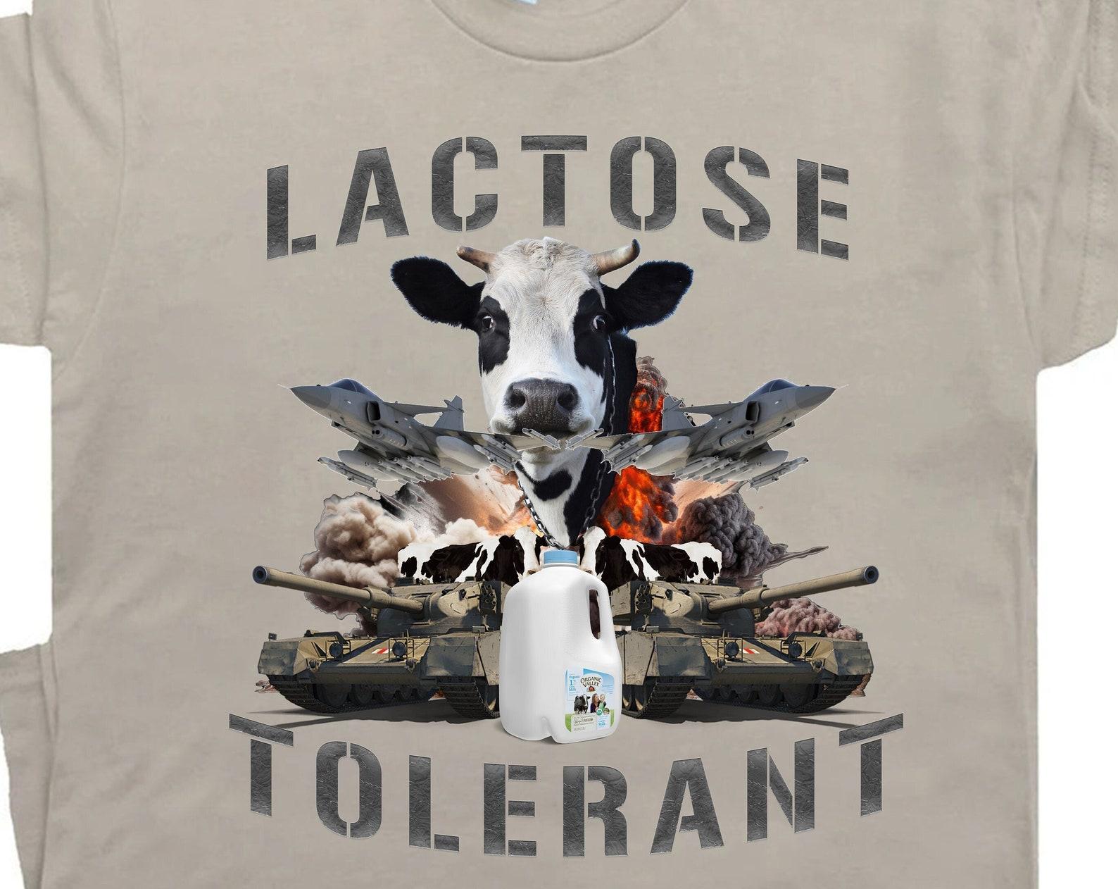 Lactose Intolerant, Weird Shirt, Specific Shirt, Funny Shirt, Offensive Shirt, Funny Gift, Sarcastic Shirt, Ironic Shirt, Meme Shirt S