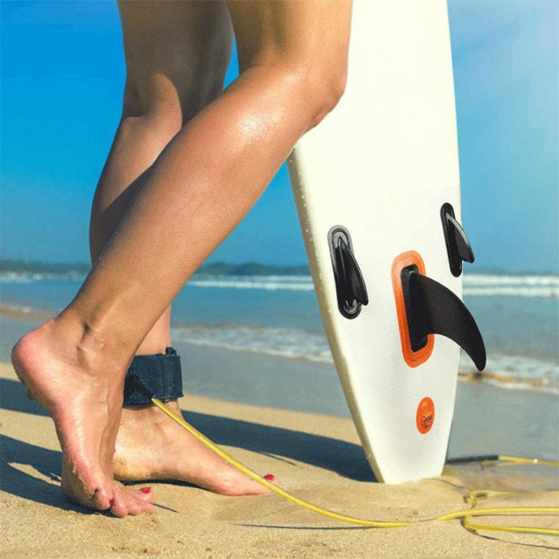 Plug-In Inflatable Surfboard Tail Rudder SUP Paddleboard Slide-In Fish Tail Fins Removable Splitter Fins Surfboard Accessories