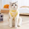 Cat Spring and Summer Thin Breathable Three-dimensional French Fries Backpack Traction Striped Vest Dog Small Dog Pet Clothes