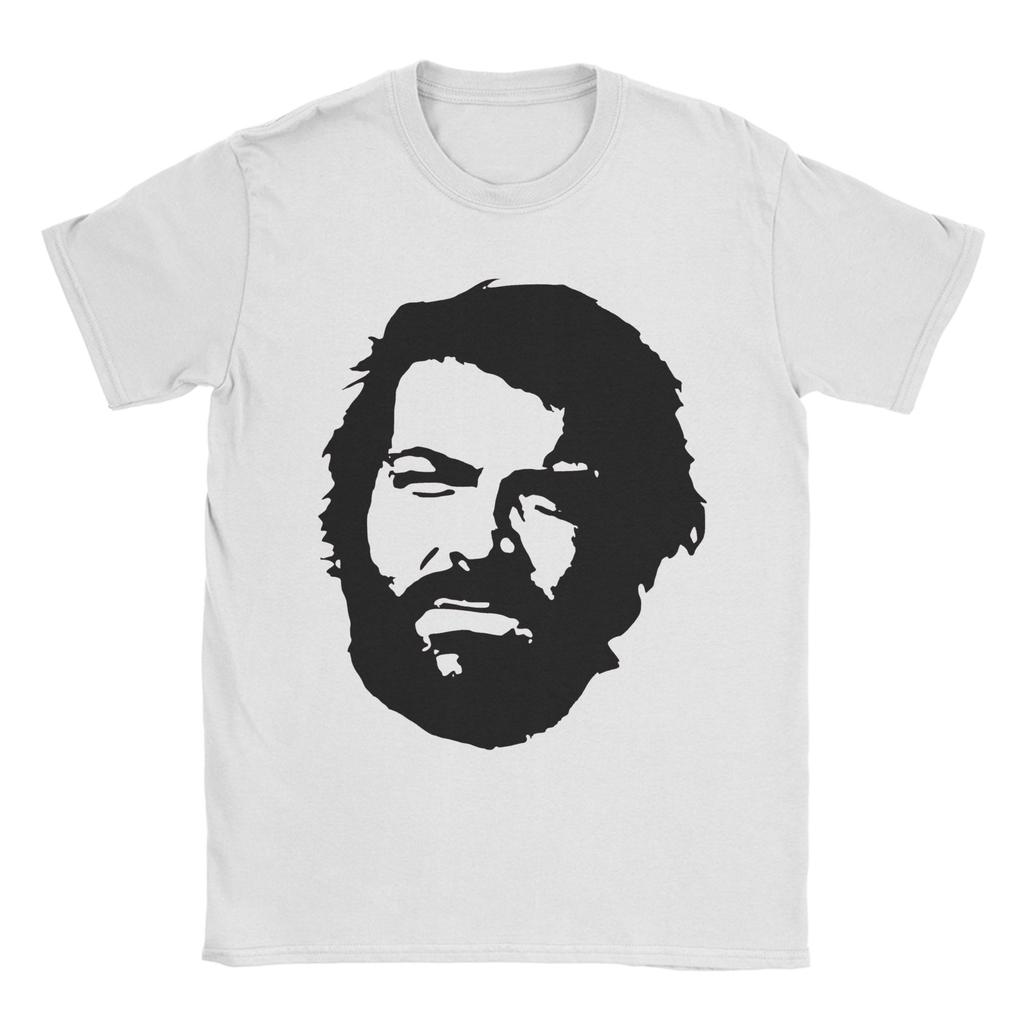 Nuove Magliette Bud Spencer Unisex Girocollo Maglietta in Cotone Manica Corta Maglietta Unica
