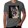 Gerunisex Shepherd Dog Tshirt Fashion Casual Short Sleeve Tshirt