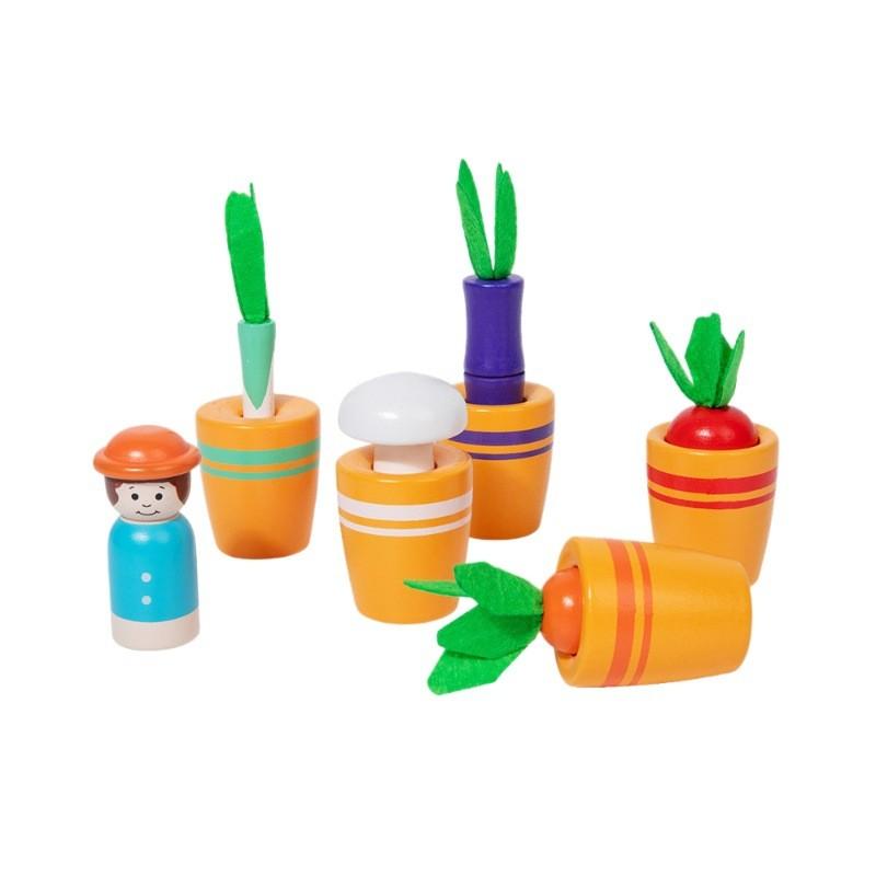 Planting Early Learning Cup Puzzle Toy For Kids Cognitive Recognition Color
