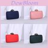 Pochette da Donna con Fiori Metallici Traforati ad Acqua per Eventi Formali Serale