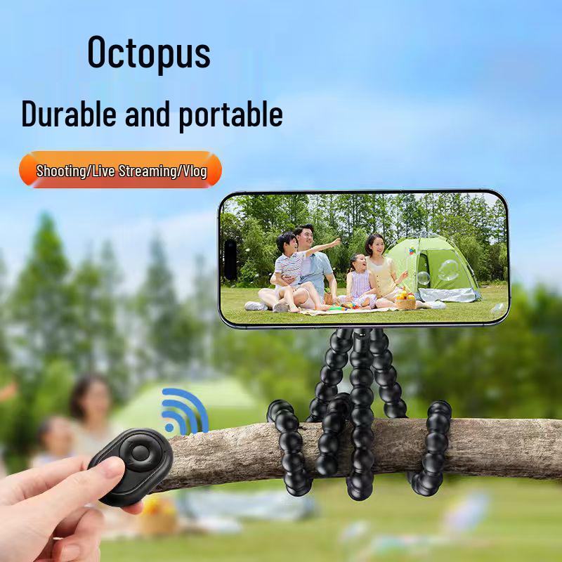 Kompaktní Všestranný Stativ Chobotnice a Držák na Mobilní Telefon