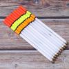 10 stücke Durable Kunststoff Angeln Schwimmt Bobber Stick Rohr Multi Zweck Fisch Futter Köder Zubehör