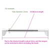 Adjustable Telescopic Rod Stainless Steel Clothes Rail Hanger Rod Clothes Rail Wardrobe Fixed Clothing Rack Varal  Drying Rack