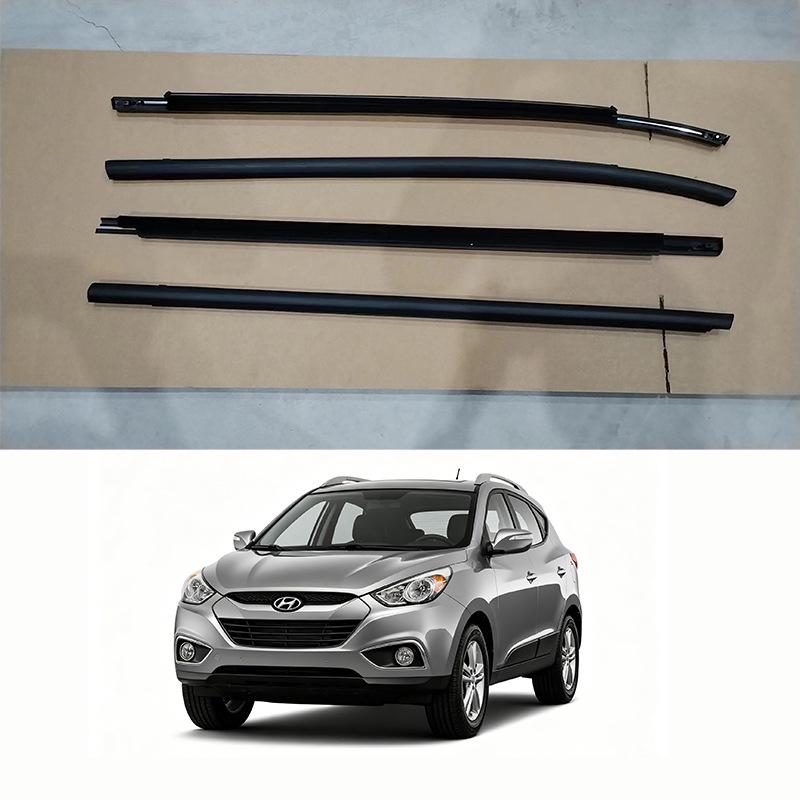 Hyundai Tucson 2009-2015 4-Door Window Trim Water Deflector Rubber Strip