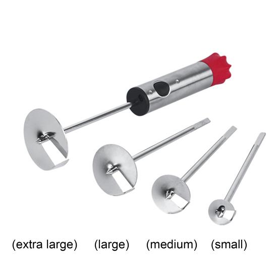 4 Stück/Set Edelstahl Obst Gemüse Kerngehäuseentferner Entferner Küchenwerkzeuge Gadget