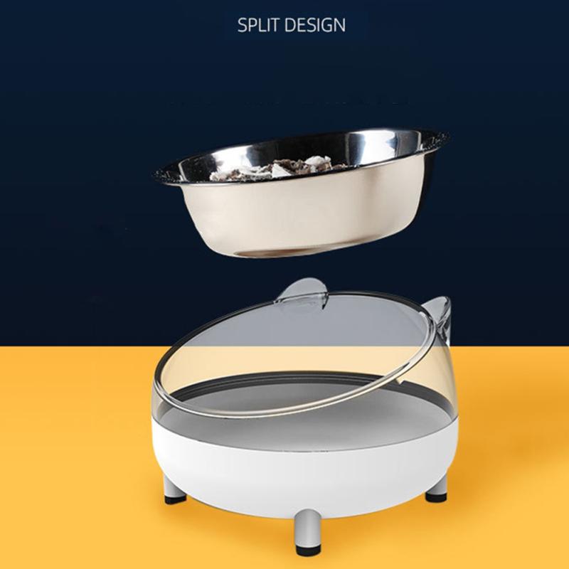 Cat Food Bowl Multipurpose Anti Slip Detachable Design Pet Feeder Water Dispenser Container Pet