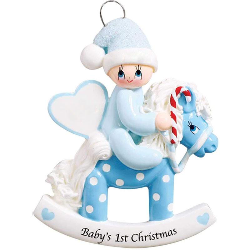 Pink Whimsical Wooden Unicorn Holiday Decoration Stylish Handcrafted Accent Christmas For