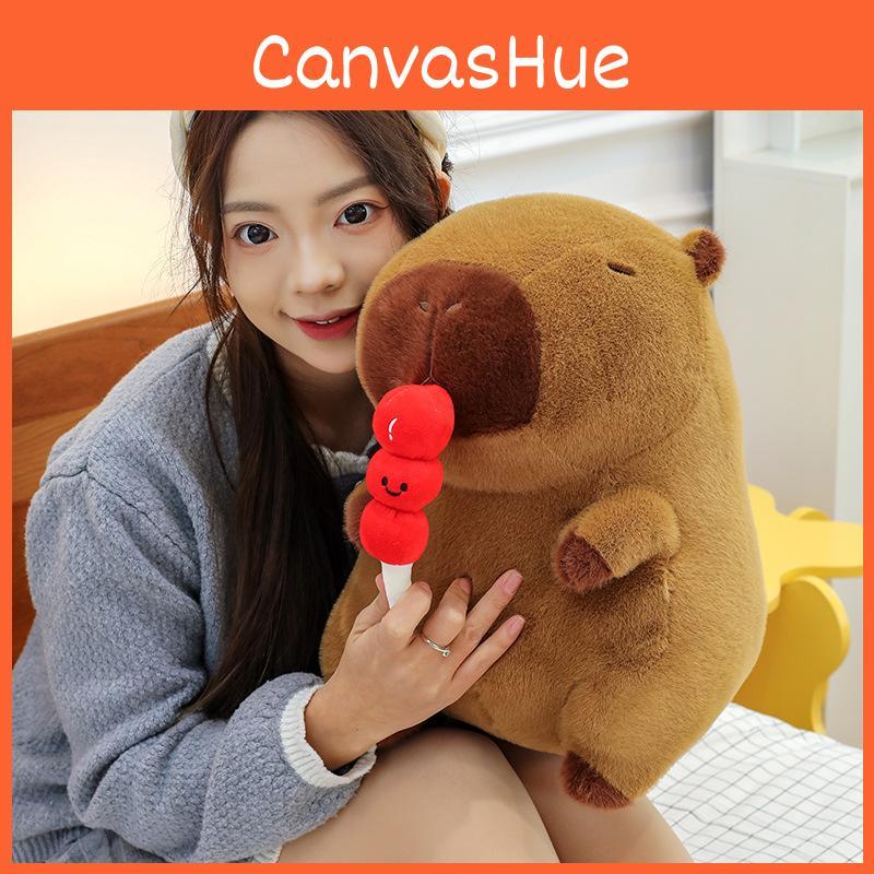 Adorable Yellow Capybara Plush Toy Soft And Cuddly Stuffed Animal Pillow Gift