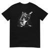 Cat Tshirt Guitar Player Tee Kitty Cats Lover Pet T-Shirt Unisex Design
