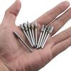 Zmart 3mm Tungsten Router Diamond Slice Set with Shank Tungsten Carbide Milling Rotary Broken Steel Cone Drill Set 10-Piece 1/8" Cutter,