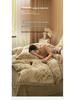 G5Z High Gram Milk Velvet Duvet Cover Set - Single Piece, Autumn/Winter, Thick & Warm with Pillow Covers.