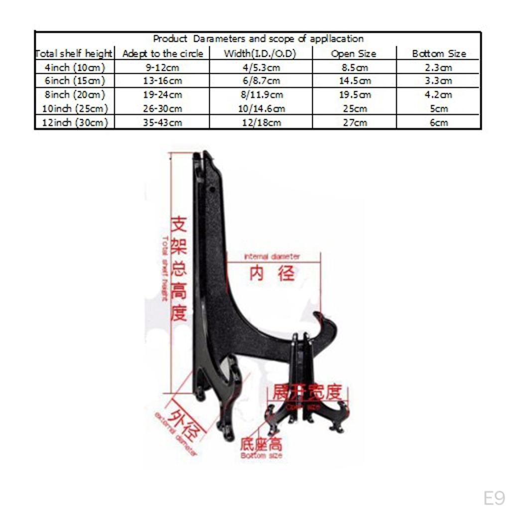 5 Pcs Plastic Display Easel Brackets Painting Drawing Handmade decor for art