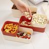 Fauler Korb Doppellagige Snack- und Obstaufbewahrungsbox