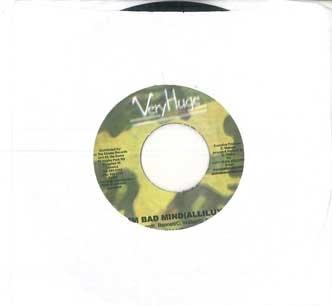 7inch Record ELEPHANT MAN - Dem Bad Mind (Alliluya) NONE VERY HUGE 2009 Jamaica Reggae, Ska & Dub Used