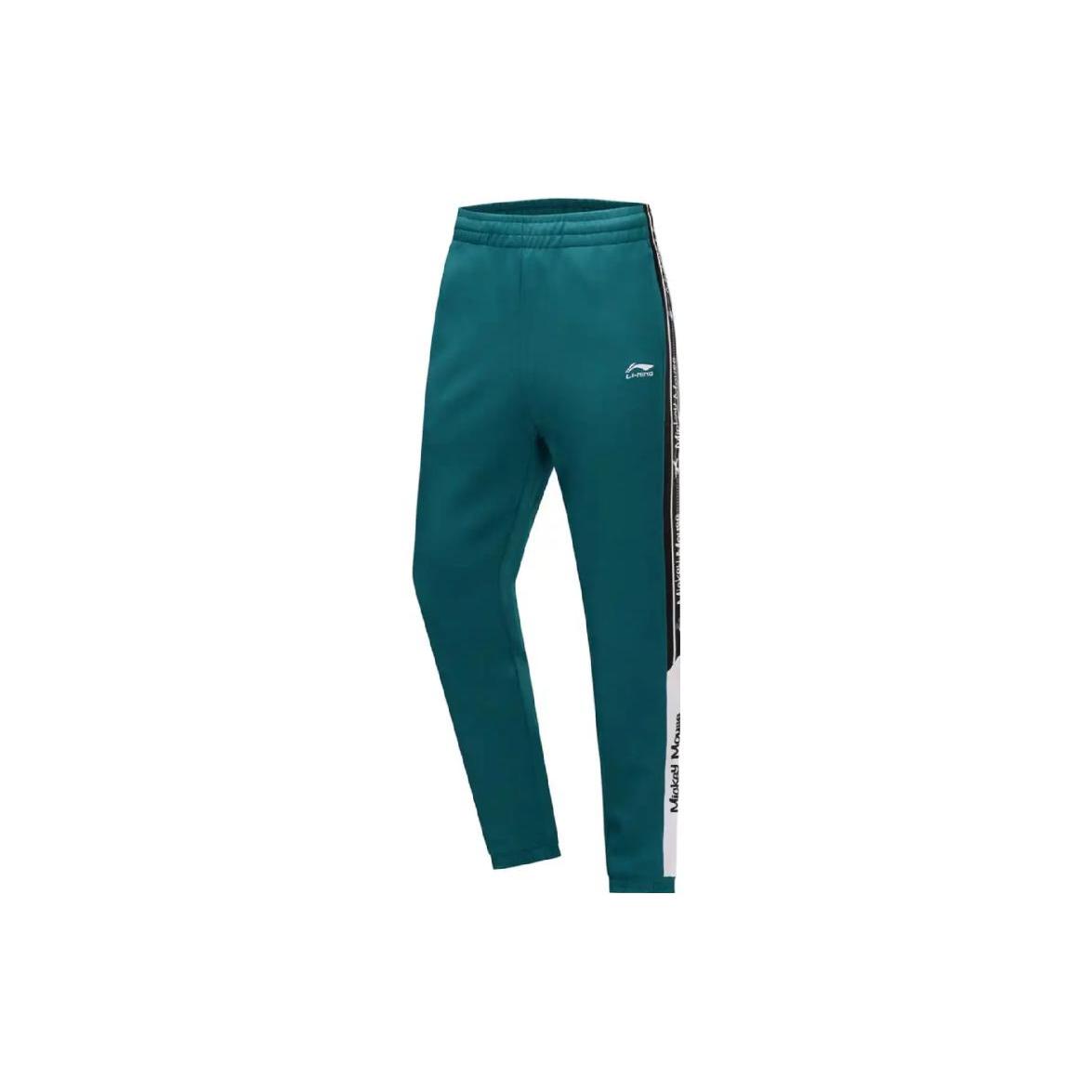 Li Ning x Disney Knitted Sweatpants Men s Green AKLP765-2 XL