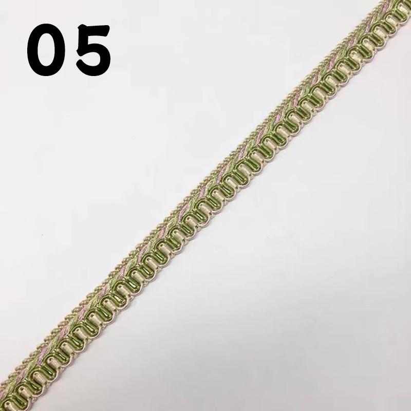 15 Meter Quastenfransen-Spitze im europäischen Stil Besatzkante Band für DIY Nähen Bekleidung Vorhang Sofa Kissen Polsterhandwerk Dekor
