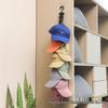 Wall-Mounted Baseball Cap & Hat Storage Organizer for Bedroom or Entryway