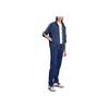 adidas Originals Logo Print Striped Long Sleeve Windbreaker Men Outerwear Blue IZ3187