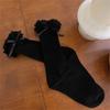 1 Pair Ruffle Ankle Socks Sweet Frilly Socks Ballet Socks for Girls with Bows Lace Top Sock Princess Style Dress Socks