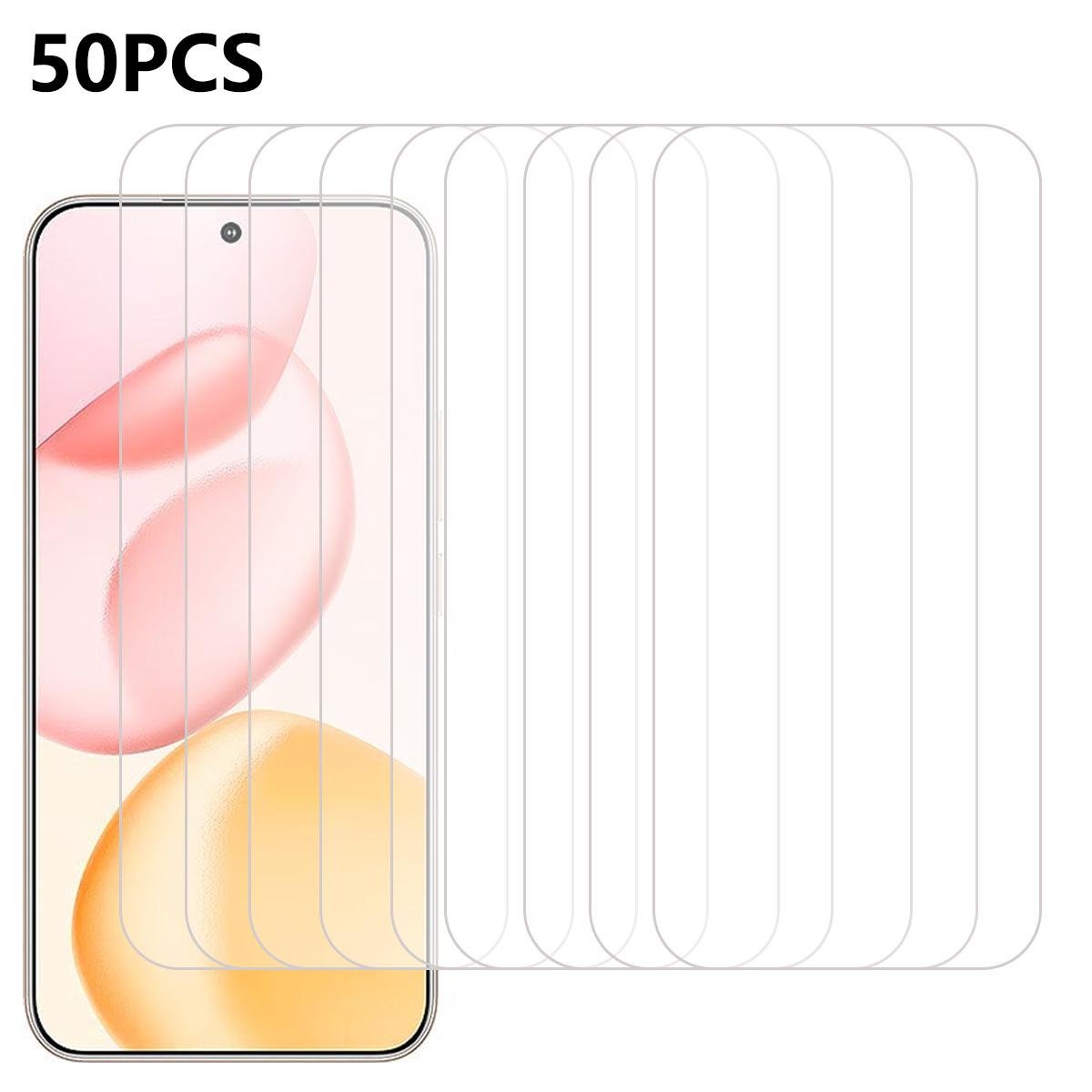 

50Pcs For Honor 400 5G (Global) Screen Protector Anti-Scratch Tempered Glass Film A