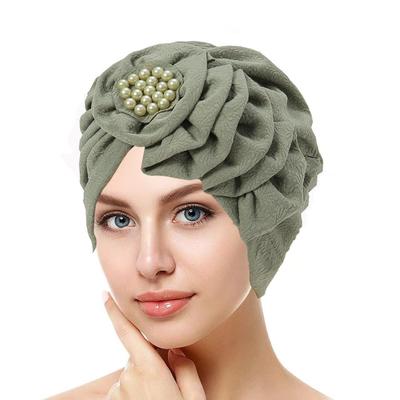 Four Seasons Mehrfarbige geraffte Schal-Mütze - Mode Streetstyle Beanie