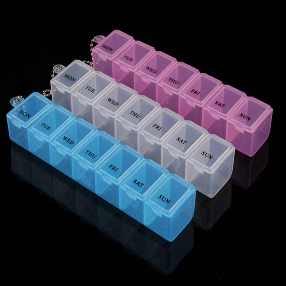 

Pill Storage Box Pill Case Random Color Convenient Jewelry Container Case Medication Organizer 1PC Random