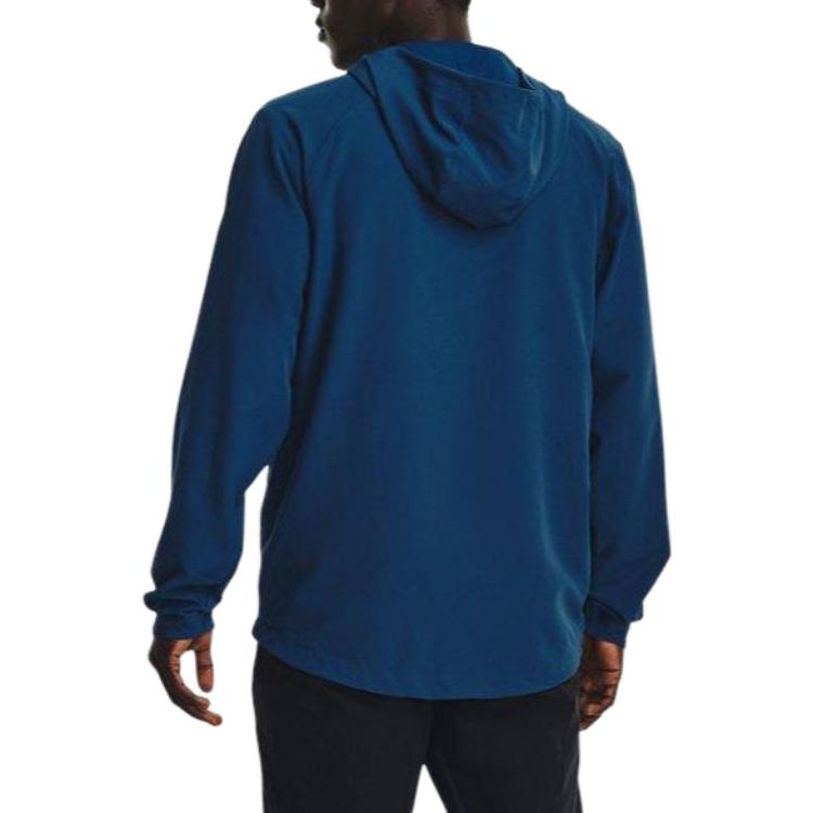 Under Armour Team Solid Color Casual Long Sleeve Jacket Men Jacket Blue 1370494-426