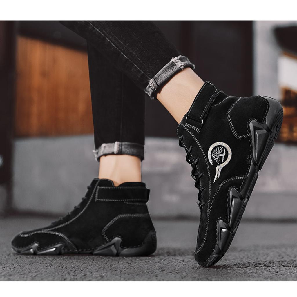 Spring and Autumn New Men's Casual Shoes Short Boots Outdoor Casual Men's Boots Trendy Men's Shoes