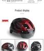 Captain Fahrradhelm mit magnetischer Brille für Damen & Herren - Atmungsaktive Berg- & Rennradausrüstung