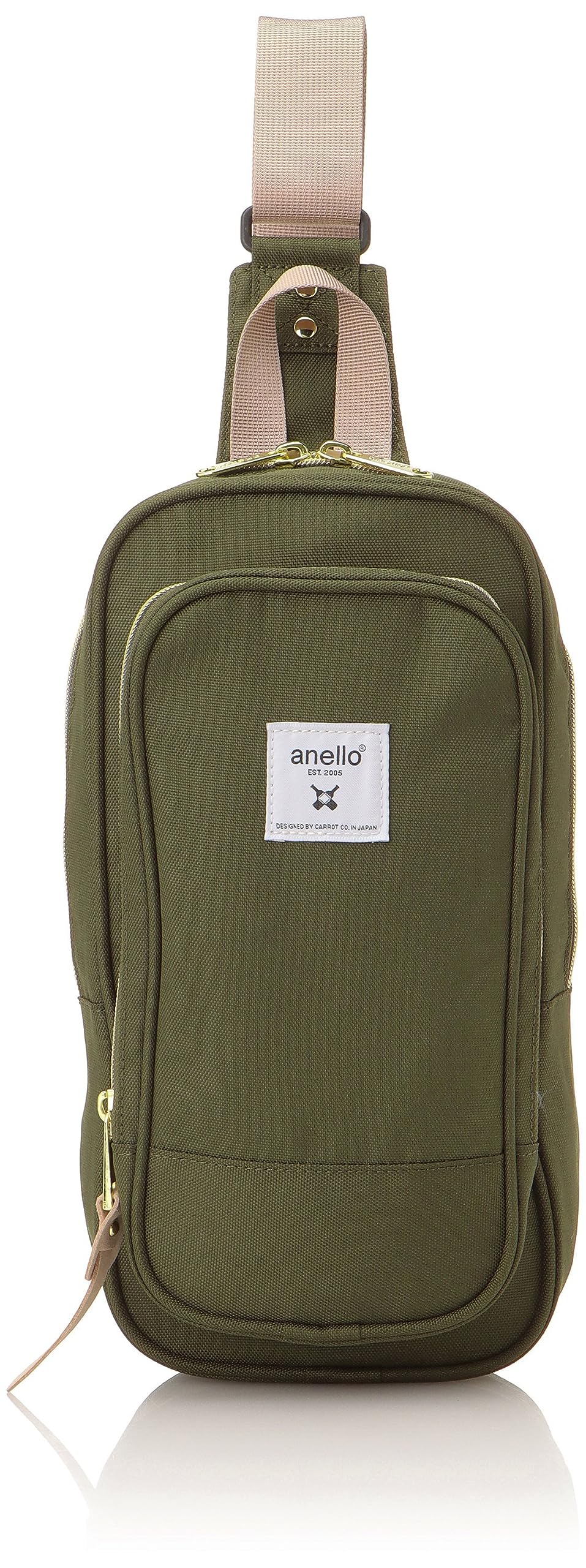 

Body Bag Waist Pouch Water Repellent Reprieve CROSS BOTTLE ATB4372R OLV [Anello]