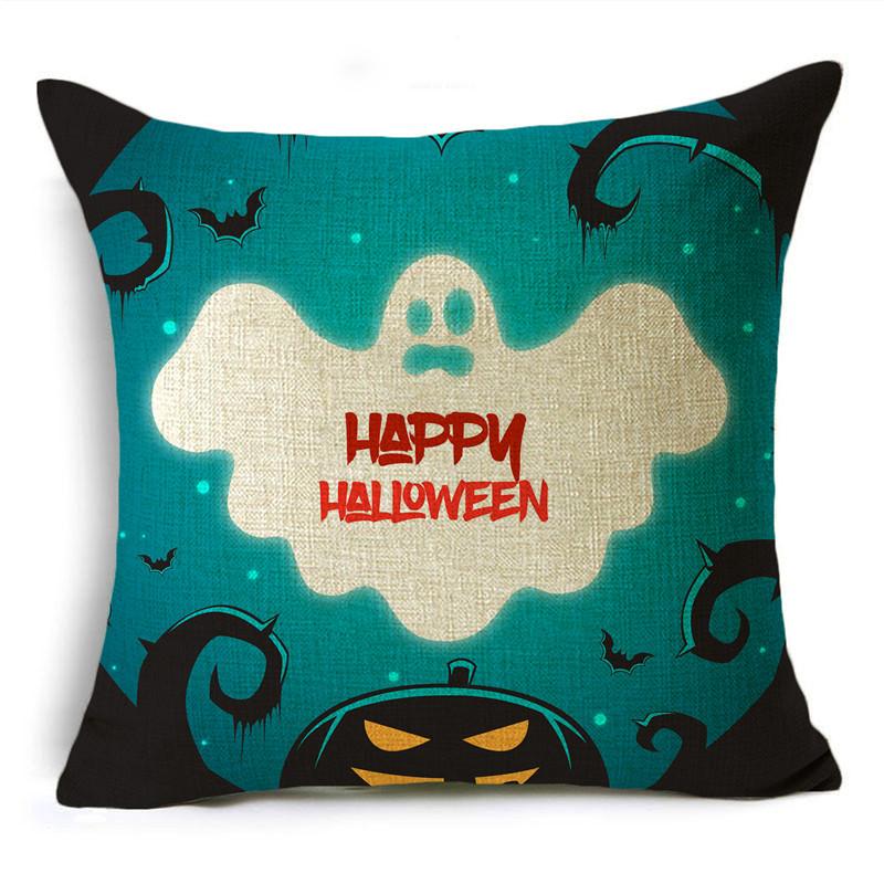 Halloween Pillow Cover Dark Moon Night Festive Atmosphere Sofa Decoration Waist Pillow Cushion Cover 40*40cm/45*45cm/50*50cm
