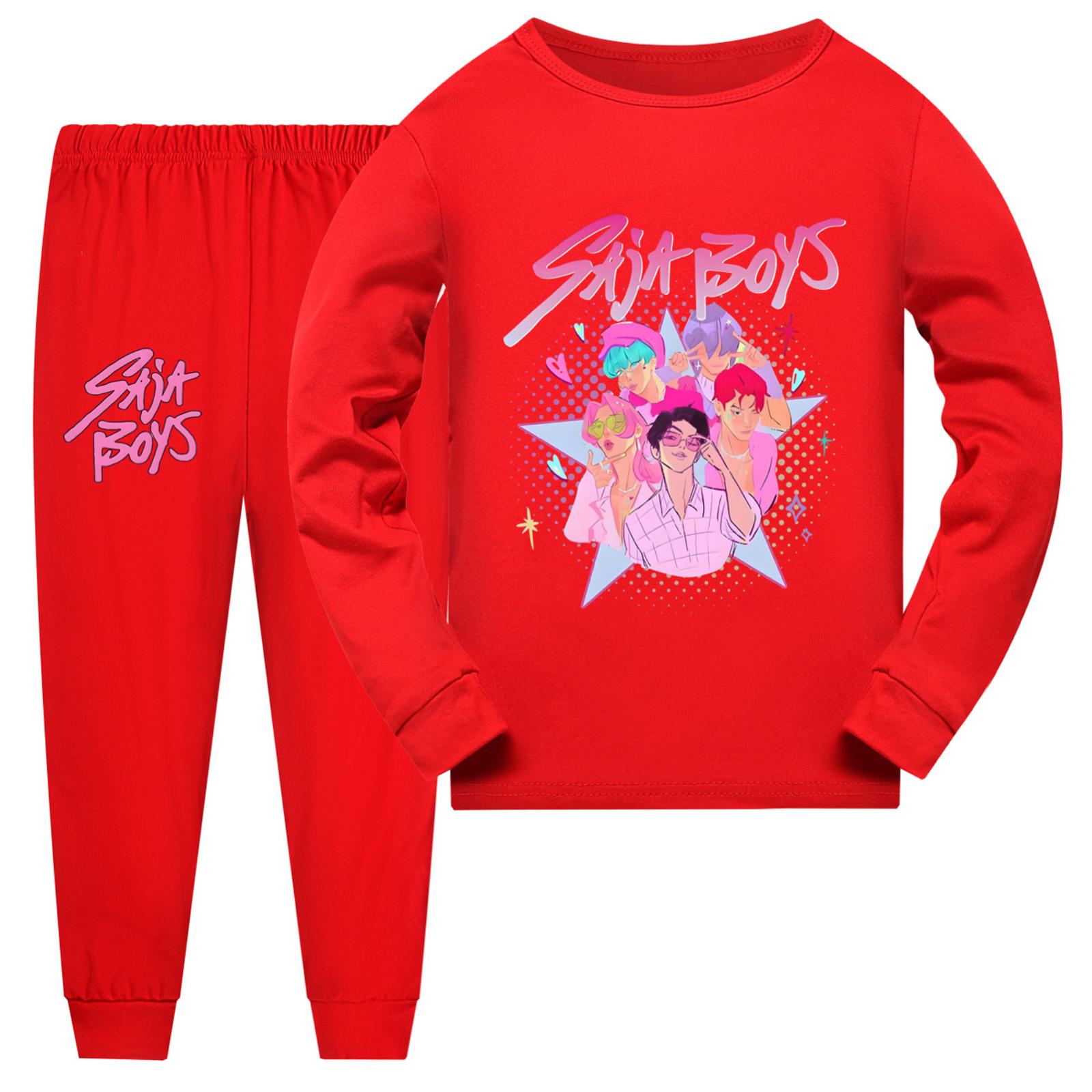 

Детский модный костюм юбка топ с круглым вырезом и длинными рукавами брюки 160 красный