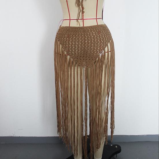 Swimsuit Cover Up Sleeveless Sunscreen Elastic Popular Ankle Length Bikini Cover Up Lady Clothing