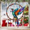 1PCS Acrylic Dream Catcher Hanging Ornament 20x18cm Waterproof Scratch Resistant Butterfly Hummingbird Design Home Room Decor