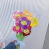 Smile Flower Plush Toy, Korean Bouquet, Versatile, Kindergarten Gift, Graduation Gift, Birthday Present, Women, Girlfriends, Celebrations (6 Colors,