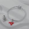 12 Zodiac Signs Constellation Charms Pendant Fit OriginalNew Bracelet Women 925 Silver Fine Jewelry Birthday Gifts