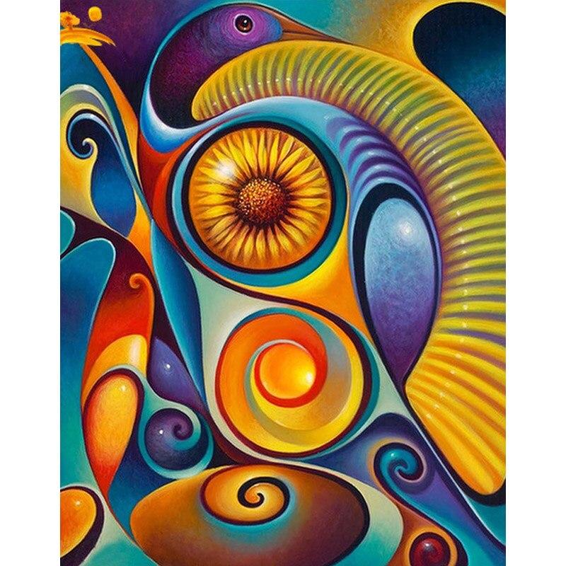 

Новый DIY 5D алмазная живопись абстрактное искусство алмазная вышивка пейзаж вышивка крестом пейзаж полная круглая дрель домашний декор подарок Full Round 15x20CM