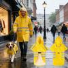 2026  Waterproof Reflective Dog Raincoat Hooded Summer Lightweight Puppy Rain Poncho Outdoor Pet Rain Jacket For Small Dogs