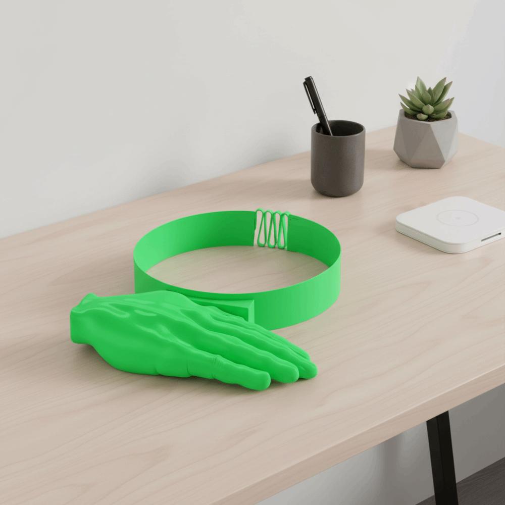 Detachable Funny Hand Sun Hat Hair Hoop Sun Protection Quirky Hairband Outdoor / Indoor