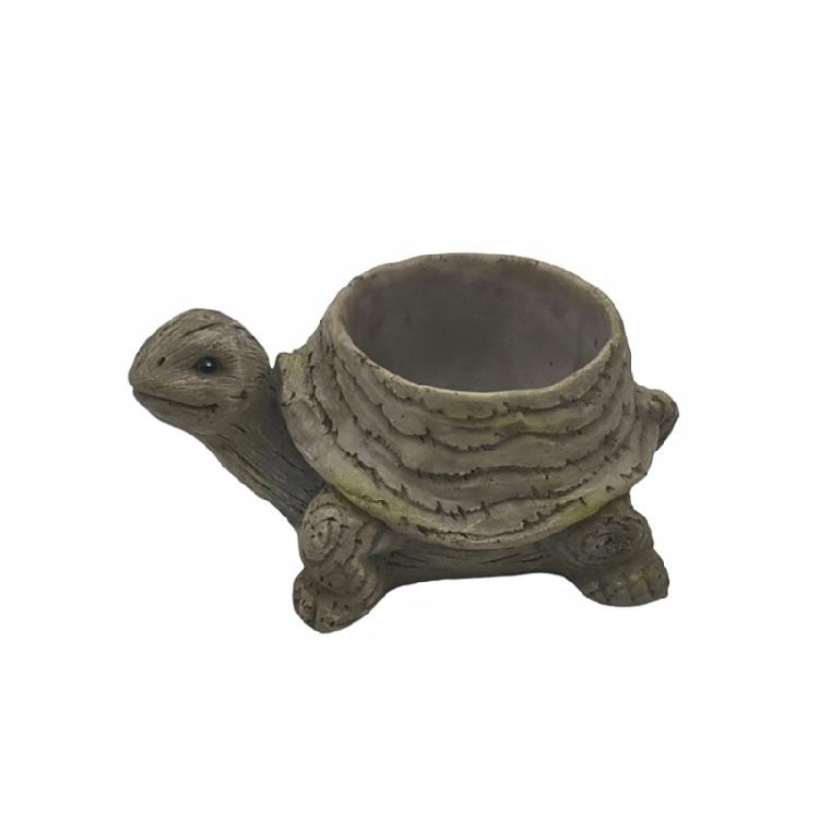 Animal Succulent Pots Cartoon Turtles/Snail/Hedgehog Plant Container Resin Planter for Indoor Cactus and Bonsais