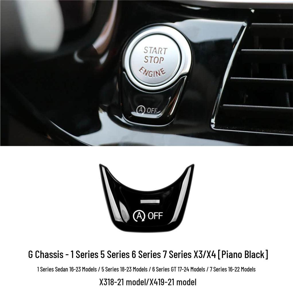 

Compatible Start-Stop Button for BMW G Chassis: 1, 5, 6, 7 Series, X3/X4 (1 Series Sedan 16- 23, 5 Series 18- 23)