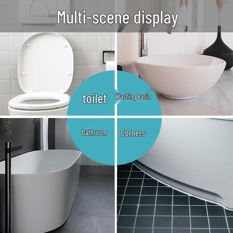 MiaoJie Antibakteriell S-formad Toalettborste