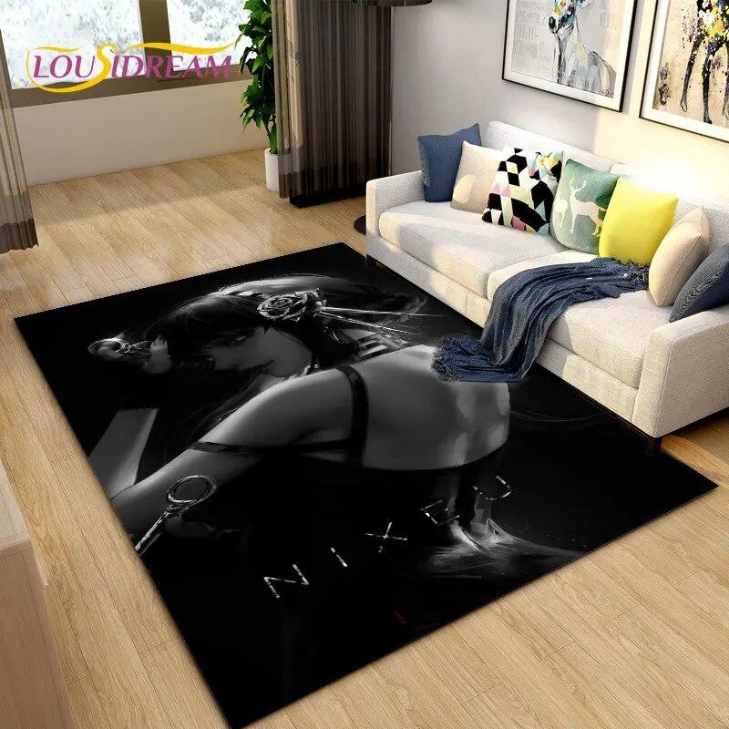 SPY×FAMILY Tapete de área de desenho animado japonês, tapete para sala de estar, quarto, sofá, capacho decorativo, tapete antiderrapante para crianças